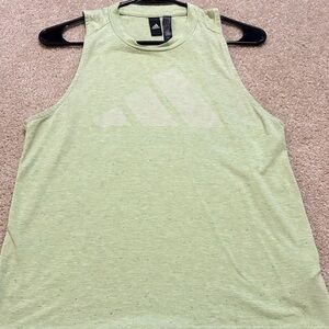Adidas Light Green Athletic Tank